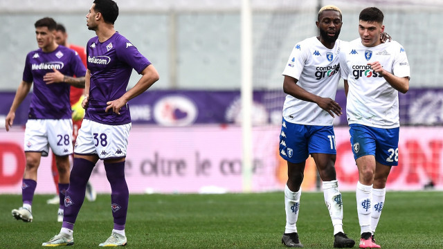 Mp Firenze19/02/2023 - campionato di calcio serie A / Fiorentina-Empoli / foto Matteo Papini/Image Sport
nella foto: esultanza gol Nicolo Cambiaghi