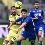 Mp Empoli 11/03/2023 - campionato di calcio serie A / Empoli-Udinese / foto Matteo Papini/Image Sport
nella foto: Roberto Pereyra-Fabiano Parisi