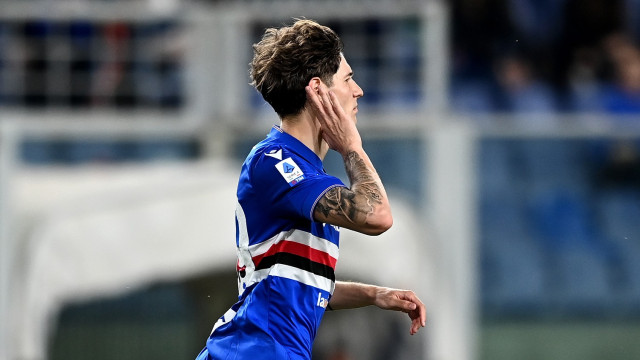 Mg Genova 15/05/2023 - campionato di calcio serie A / Sampdoria-Empoli / foto Matteo Gribaudi/Image Sport
nella foto: esultanza gol Alessandro Zanoli